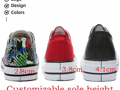 Wholesale Womens Shoes Zapatos Mujeres Custom Low Top Canvas Shoes Lace Up Plain Men'S Canvas Shoes For Unisex图5