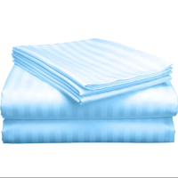 Bedsheet Cotton Striped 400 TC Lightweight Striped BedSheet