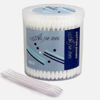 Paper Stick Pointed Tip Cotton Ear Buds 500 Pcs Thin Micro Baby Cleaning Qtips Cotton Swabs