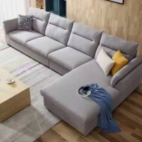 luxury Nordic style fabric sofa combination living room small apartment furniture set S016