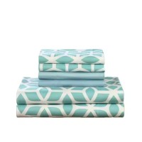 Hot Selling 6 Piece Geometric Pattern Print BedSheets Set