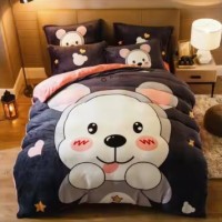 Factory Custom cotton sheet set King Size Polyester Printed Geometric Pattern Bedsheet Set Bedding