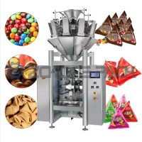 Triangle Bag Snack Packaging Machine Vertical Roll Film Automatic Granule Food Packaging Machine