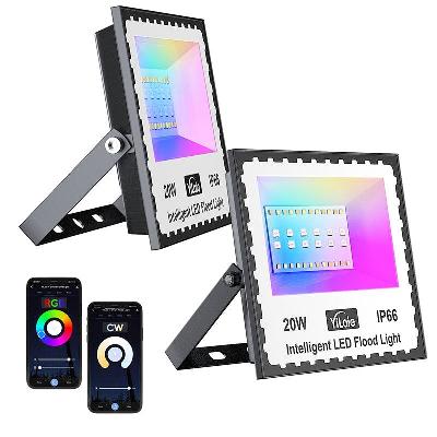 20W RGBCW LED Smart Flood Lights 