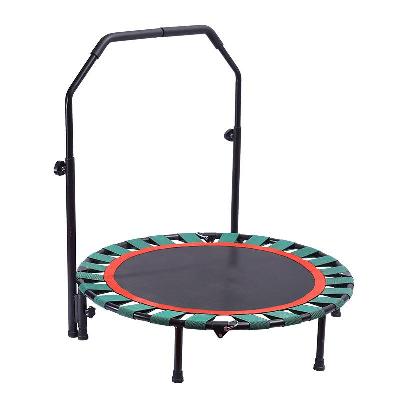Trampoline adult children adjustable handrail home gym trampoline toddler entertainment jumping jacks fitness equipment