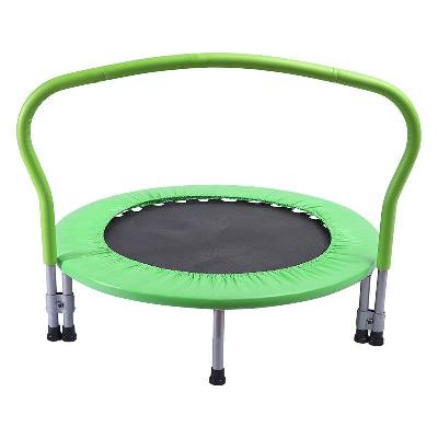 Trampoline adult children adjustable handrail home gym trampoline toddler entertainment jumping jacks fitness equipment
