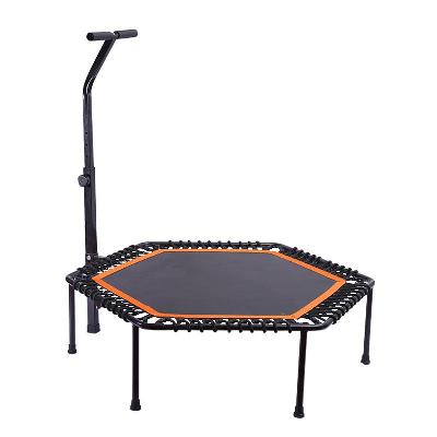 Trampoline adult children adjustable handrail home gym trampoline toddler entertainment jumping jacks fitness equipment