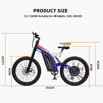 1500W Electric Bike Fat Tire 