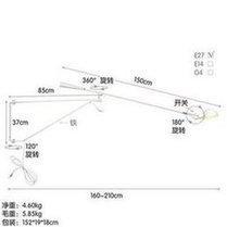 Simple and creative living room, long arm studio, Nordic bedroom, bedside lamp, modern rocker arm in图8