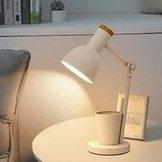 Nordic creative pen holder desk lamp for student eye protection dormitory desk reading lamp bedroom 