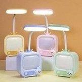 Cartoon TV, student dormitories, reading LED night lights, bedroom bedside table lights, children's 
