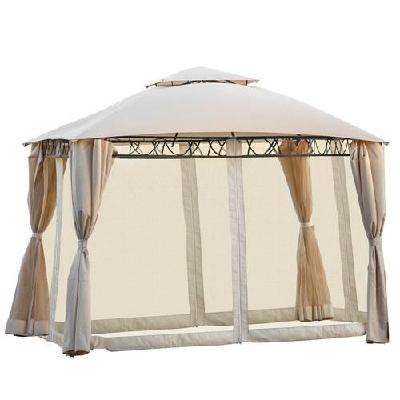 Quality Double Tiered Grill Canopy, Outdoor BBQ Gazebo Tent with UV Protection