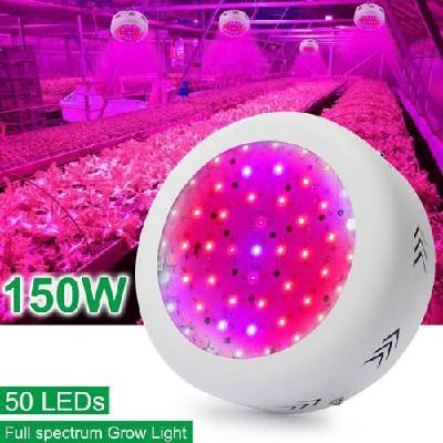 150W Full Spectrum UFO LED Grow Light Plant Growing Light UV + IR Lighting Lamp