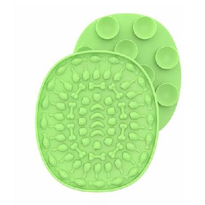 Dog Licking Mat with Suction Cups, Dog Slow Feeders for Distraction, Boredom and Anxiety Reduction, 