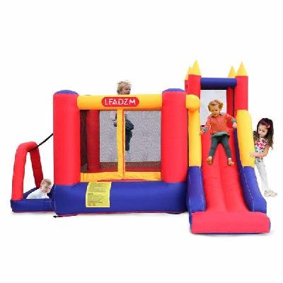 Leadzm Inflatable Castle 420D Oxford Cloth Scraper Surface