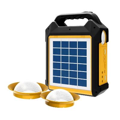 Portable Solar Energy Lighting solar power kits system with built-in solar panel and Lighting home