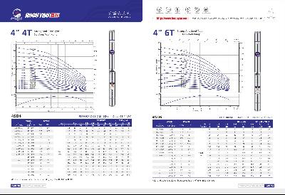 4” 4T 6T Strong Anti-Sand Type S.S Deep Well Pump