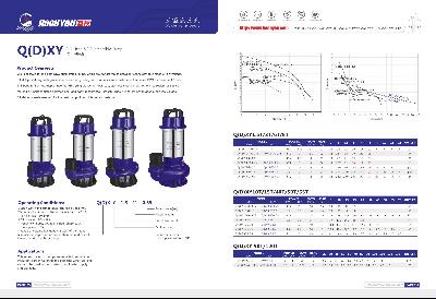 Q(D)XY Full Head S.S Submersible Pump (Oil Filled)