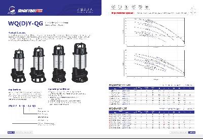 WQ(D)Y-QG High Delivery Grinder Pump(Sewage/Clean Water)