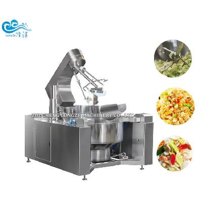 Commercial Pistachios Cashews Making Equipment Cooking Jacketed Kettle With Agitator