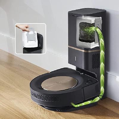 iRobot Roomba s9+ (9551) Robot Vacuum with Automatic Dirt Disposal- Empties itself, Wi-Fi Connected, Smart Mapping, Powerful Suction, Corners & Edges, Ideal for Pet Hair, Black
