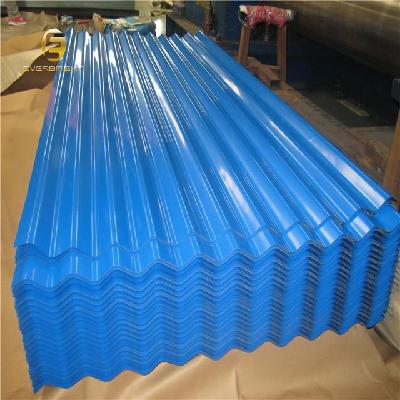Prepainted galvanized corrugated steel sheet