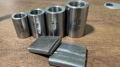 Connecting sleeve of steel bar