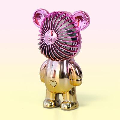 Color electroplating gradient-bear fan