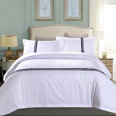Professional High Cost-Effective 100% Cotton 300Tc Bed Four-Piece Bedding Set