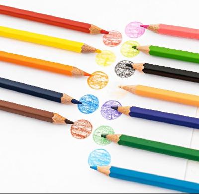 Coloured pencils