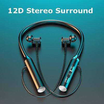 New Bluetooth wireless earphone G01 with a neck hook, sporty dual ear In- ear, ultra long stan