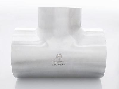 Butt weld reducer tee