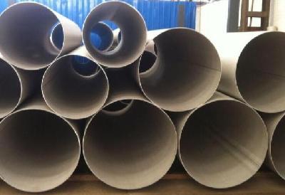 Stainless steel pipe for industrial piping of super large caliber