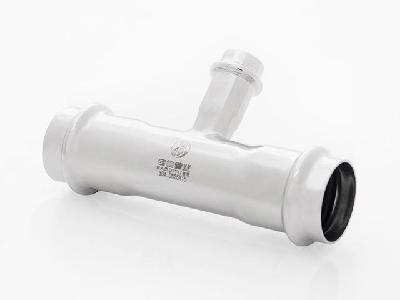 Double press-fitting (reducer tee)