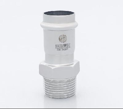 Double press-fitting (Adaptor for male thread)