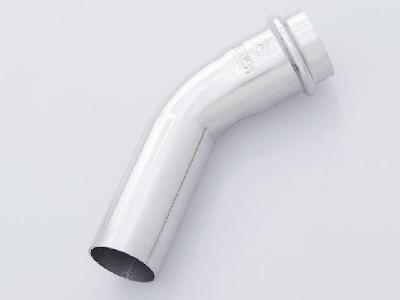 Double press-fitting (Type B 45° elbow)