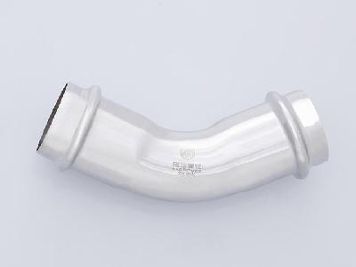 Double press-fitting (Type A 45° elbow)